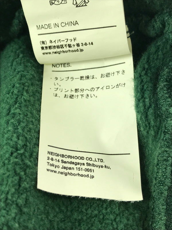 【中古品】【メンズ】 NEIGHBORHOOD ネイバーフッド CREWNECK SWEATSHIRT 142STNH-CSM07 クルーネック スウェットシャツ トップス トレーナー 142-261010-ty-04-tagh サイズ：M カラー：グリーン 万代Net店