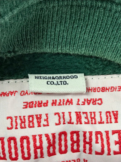 【中古品】【メンズ】 NEIGHBORHOOD ネイバーフッド CREWNECK SWEATSHIRT 142STNH-CSM07 クルーネック スウェットシャツ トップス トレーナー 142-261010-ty-04-tagh サイズ：M カラー：グリーン 万代Net店