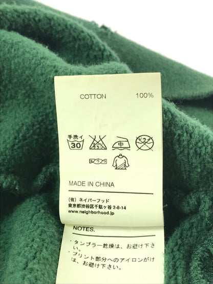 【中古品】【メンズ】 NEIGHBORHOOD ネイバーフッド CREWNECK SWEATSHIRT 142STNH-CSM07 クルーネック スウェットシャツ トップス トレーナー 142-261010-ty-04-tagh サイズ：M カラー：グリーン 万代Net店
