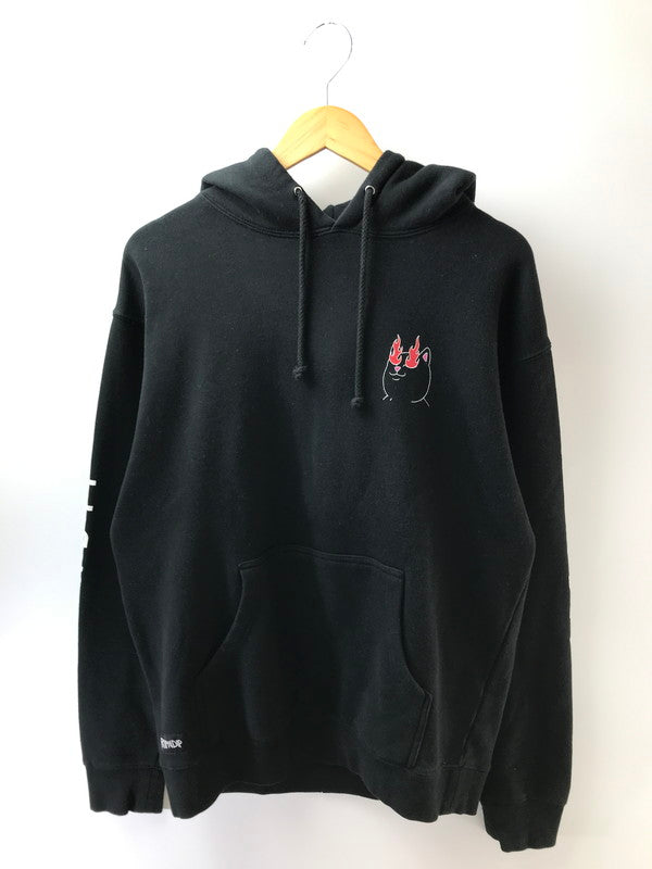 【中古品】【メンズ】 RIPNDIP リップンディップ IGNITE HOODIE イグナイト フーディー プルオーバーパーカー 142-261005-na-40-tagh サイズ：M カラー：ブラック 万代Net店