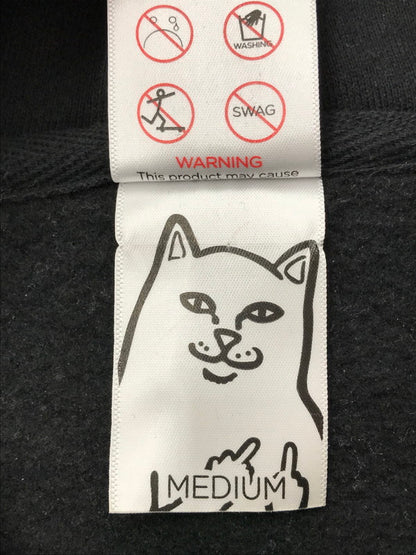 【中古品】【メンズ】 RIPNDIP リップンディップ IGNITE HOODIE イグナイト フーディー プルオーバーパーカー 142-261005-na-40-tagh サイズ：M カラー：ブラック 万代Net店