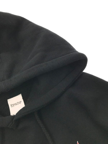 【中古品】【メンズ】 RIPNDIP リップンディップ IGNITE HOODIE イグナイト フーディー プルオーバーパーカー 142-261005-na-40-tagh サイズ：M カラー：ブラック 万代Net店