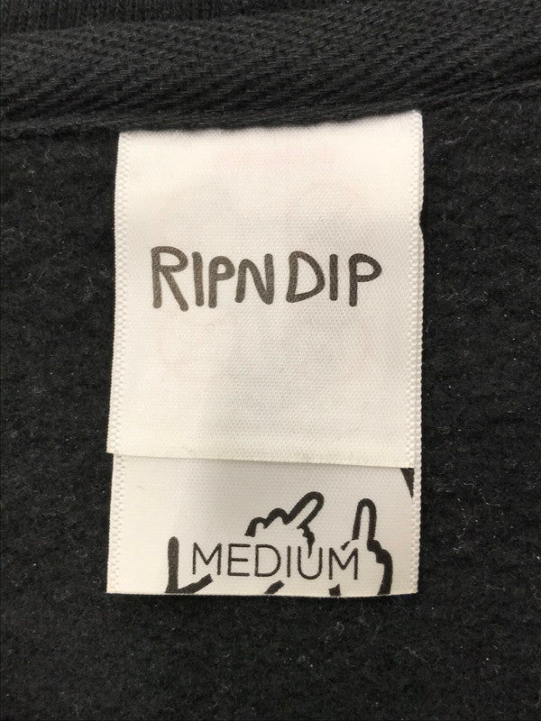 【中古品】【メンズ】 RIPNDIP リップンディップ IGNITE HOODIE イグナイト フーディー プルオーバーパーカー 142-261005-na-40-tagh サイズ：M カラー：ブラック 万代Net店