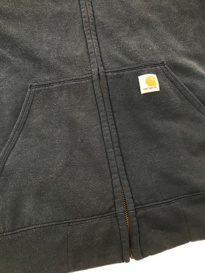 【現状渡し品】【メンズ】 CARHARTT カーハート ORIGINAL FIT ZIP HOODIE ジップアップ フーディー パーカー 146-261005-na-39-tagh サイズ：M カラー：ネイビー 万代Net店