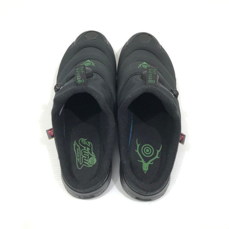 【中古美品】【メンズ】 SOUTH2 WEST8 サウスツーウェストエイト × REEBOK リーボック INSTAPUMP FURY MULE BLACK BLACK GREEN 100217328 スニーカー 靴 162-260925-rt-06-tagh サイズ：29cm US11 カラー：ブラック 万代Net店