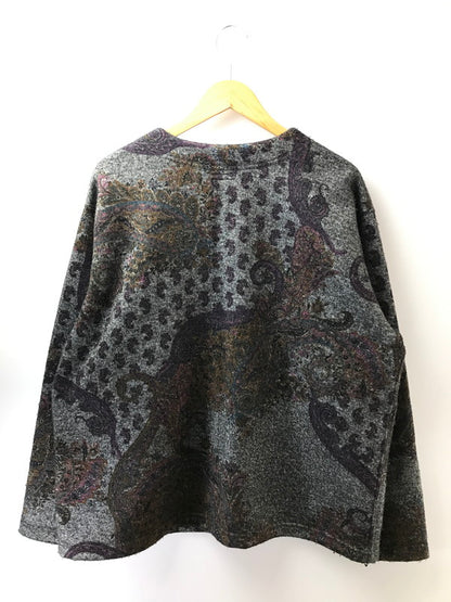 【中古品】【メンズ】 ENGINEERED GARMENTS エンジニアードガーメンツ 21AW CREWNECK CARDIGAN-POLY WOOL PAISLEY PRINT KNIT クルーネック カーディガン 140-261005-na-34-tagh サイズ：L カラー：マルチカラー 万代Net店
