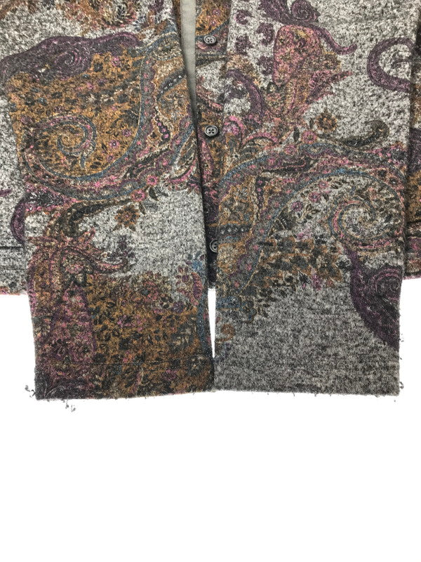 【中古品】【メンズ】 ENGINEERED GARMENTS エンジニアードガーメンツ 21AW CREWNECK CARDIGAN-POLY WOOL PAISLEY PRINT KNIT クルーネック カーディガン 140-261005-na-34-tagh サイズ：L カラー：マルチカラー 万代Net店