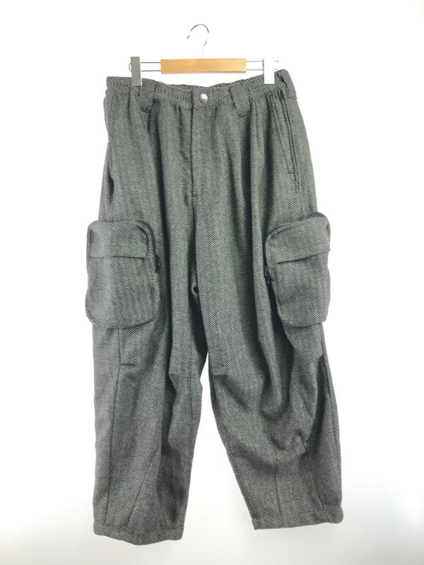 【中古品】【メンズ】 TIGHTBOOTH PRODUCTION タイトブース プロダクション TWEED CARGO PANTS FW23-B01 ツイード カーゴパンツ ボトムス 153-261014-na-06-tagh サイズ：L カラー：グレー系 万代Net店