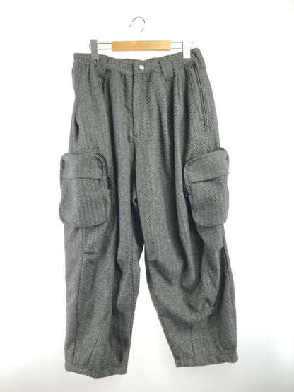 【中古品】【メンズ】 TIGHTBOOTH PRODUCTION タイトブース プロダクション TWEED CARGO PANTS FW23-B01 ツイード カーゴパンツ ボトムス 153-261014-na-06-tagh サイズ：L カラー：グレー系 万代Net店