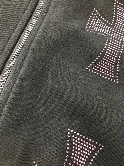 【中古品】【メンズ】 UNKNOWN アンノウン FULL ZIP HOODIE フルジップ フーディー パーカー 142-260926-na-10-tagh サイズ：M カラー：ブラック 万代Net店