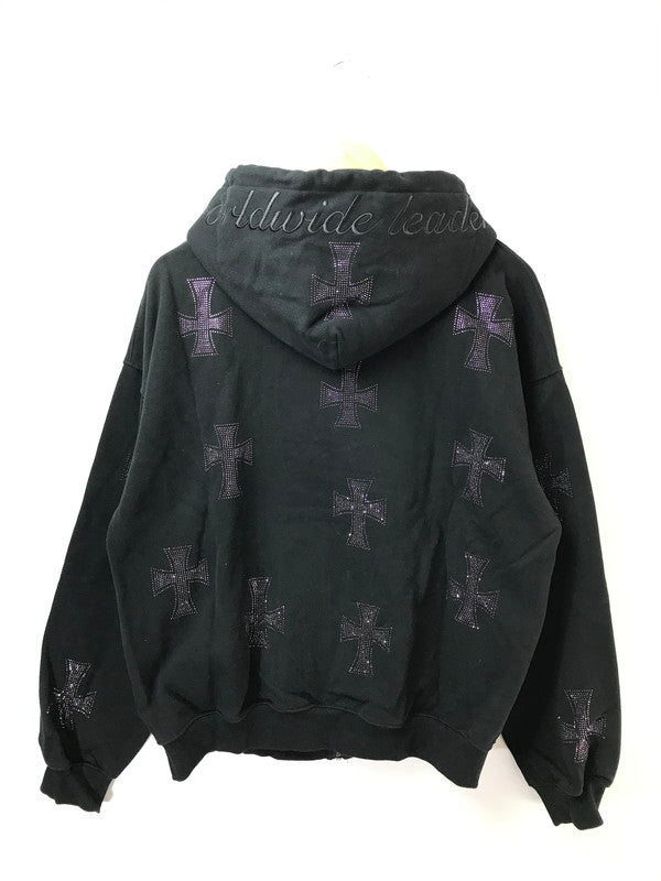 【中古品】【メンズ】 UNKNOWN アンノウン FULL ZIP HOODIE フルジップ フーディー パーカー 142-260926-na-10-tagh サイズ：M カラー：ブラック 万代Net店