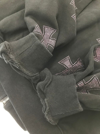 【中古品】【メンズ】 UNKNOWN アンノウン FULL ZIP HOODIE フルジップ フーディー パーカー 142-260926-na-10-tagh サイズ：M カラー：ブラック 万代Net店