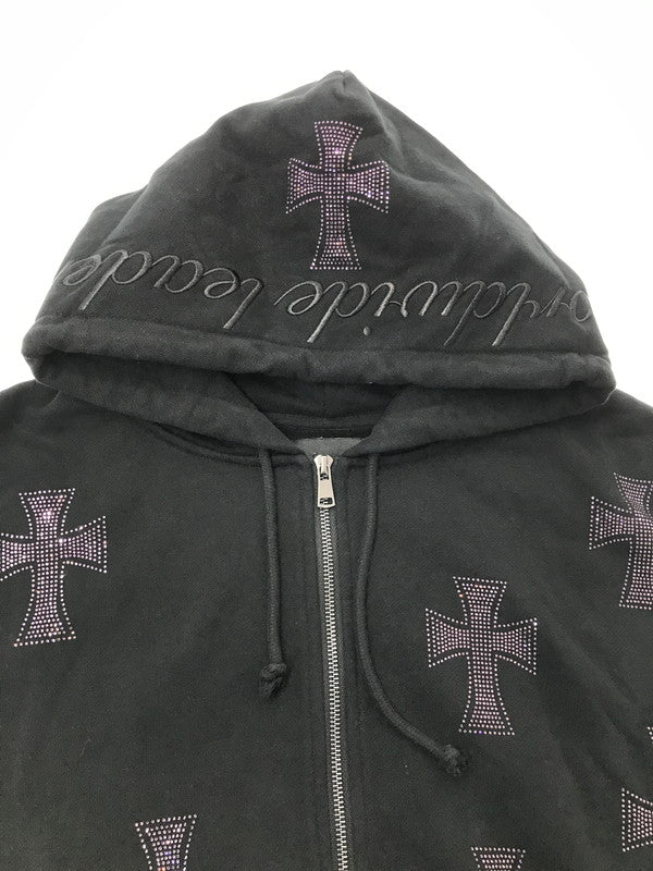 【中古品】【メンズ】 UNKNOWN アンノウン FULL ZIP HOODIE フルジップ フーディー パーカー 142-260926-na-10-tagh サイズ：M カラー：ブラック 万代Net店
