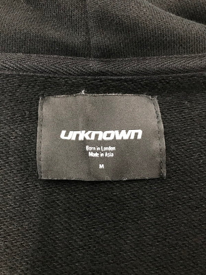 【中古品】【メンズ】 UNKNOWN アンノウン FULL ZIP HOODIE フルジップ フーディー パーカー 142-260926-na-10-tagh サイズ：M カラー：ブラック 万代Net店