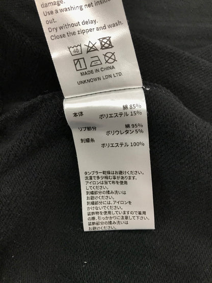 【中古品】【メンズ】 UNKNOWN アンノウン FULL ZIP HOODIE フルジップ フーディー パーカー 142-260926-na-10-tagh サイズ：M カラー：ブラック 万代Net店