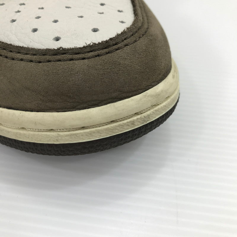 【中古品】【メンズ】 NIKE ナイキ×TRAVIS SCOTT トラヴィス・スコット AIR JORDAN 1 RETRO HIGH OG TS SP CD4487-100 エアジョーダン 1 レトロ ハイ スニーカー 靴 160-260925-na-33-tagh サイズ：27cm US 9 カラー：SAIL/BLACK-DARK MOCHA 万代Net店