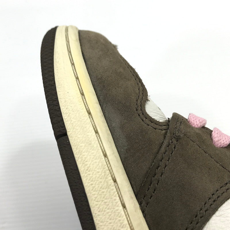 【中古品】【メンズ】 NIKE ナイキ×TRAVIS SCOTT トラヴィス・スコット AIR JORDAN 1 RETRO HIGH OG TS SP CD4487-100 エアジョーダン 1 レトロ ハイ スニーカー 靴 160-260925-na-33-tagh サイズ：27cm US 9 カラー：SAIL/BLACK-DARK MOCHA 万代Net店