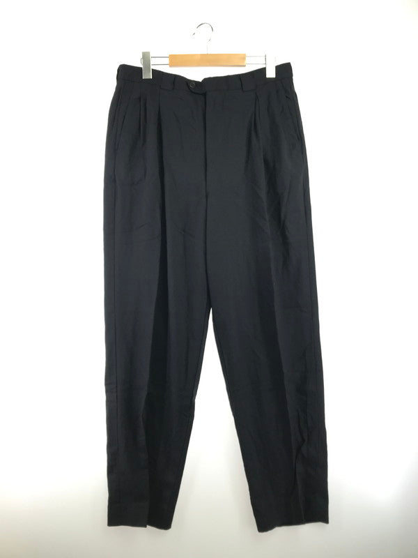 【現状渡し品】【メンズ】 GIORGIO ARMANI ジョルジオアルマーニ 2 TUCK SLACKS PANTS 2タック スラックスパンツ ボトムス 157-261014-na-01-tagh サイズ：サイズ表記なし 下記参照 カラー：ネイビー 万代Net店