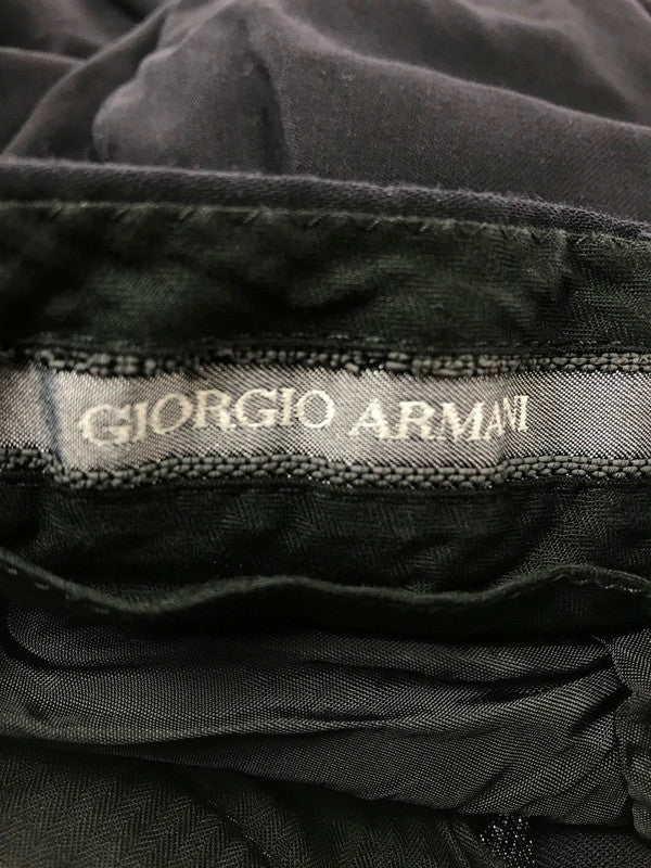 【現状渡し品】【メンズ】 GIORGIO ARMANI ジョルジオアルマーニ 2 TUCK SLACKS PANTS 2タック スラックスパンツ ボトムス 157-261014-na-01-tagh サイズ：サイズ表記なし 下記参照 カラー：ネイビー 万代Net店