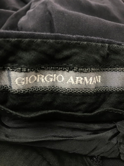 【現状渡し品】【メンズ】 GIORGIO ARMANI ジョルジオアルマーニ 2 TUCK SLACKS PANTS 2タック スラックスパンツ ボトムス 157-261014-na-01-tagh サイズ：サイズ表記なし 下記参照 カラー：ネイビー 万代Net店