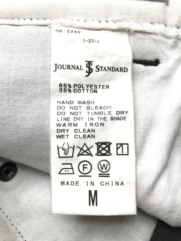 【中古品】【メンズ】 JOURNAL STANDARD ジャーナルスタンダード STRAIGHT PANTS 21-030-600-2250-3-0 ストレートパンツ ボトムス 158-261014-na-03-tagh サイズ：M カラー：チャコール 万代Net店