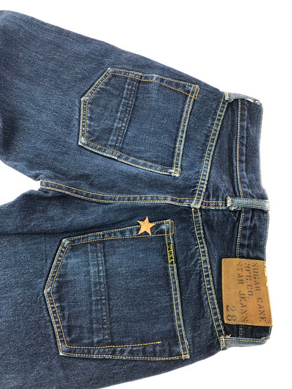 【中古品】【メンズ】 SUGAR CANE シュガーケーン STAR DENIM PANTS LOT724 スター デニム パンツ ジーパン ボトムス 156-260926-rt-35-tagh サイズ：W28 L32 カラー：インディゴ 万代Net店