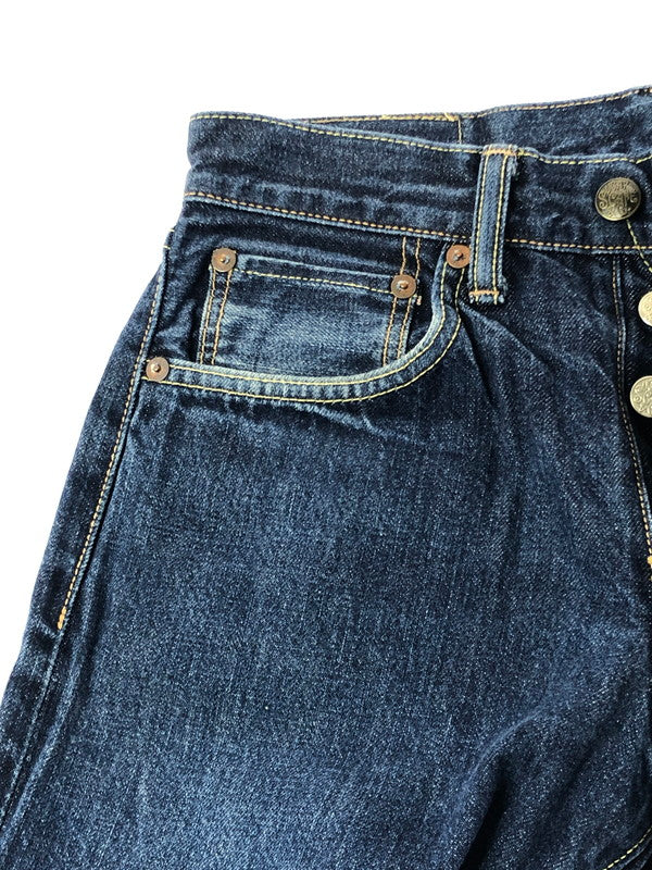 【中古品】【メンズ】 SUGAR CANE シュガーケーン STAR DENIM PANTS LOT724 スター デニム パンツ ジーパン ボトムス 156-260926-rt-35-tagh サイズ：W28 L32 カラー：インディゴ 万代Net店