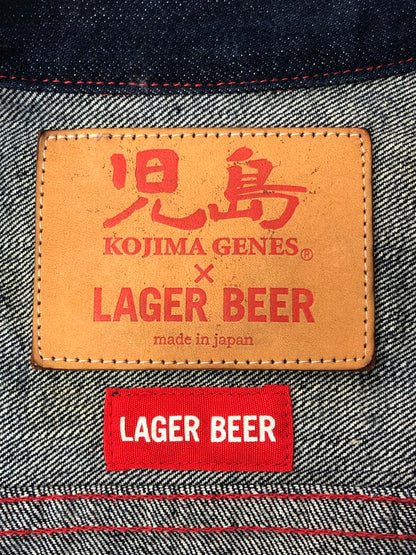【中古品】【メンズ】 KOJIMA GENES コジマ ジーンズ × LAGER BEER ラガー ビール DENIM JACKET デニム ジャケット ライトアウター ジージャン 145-260926-rt-21-tagh サイズ：M カラー：インディゴ 万代Net店