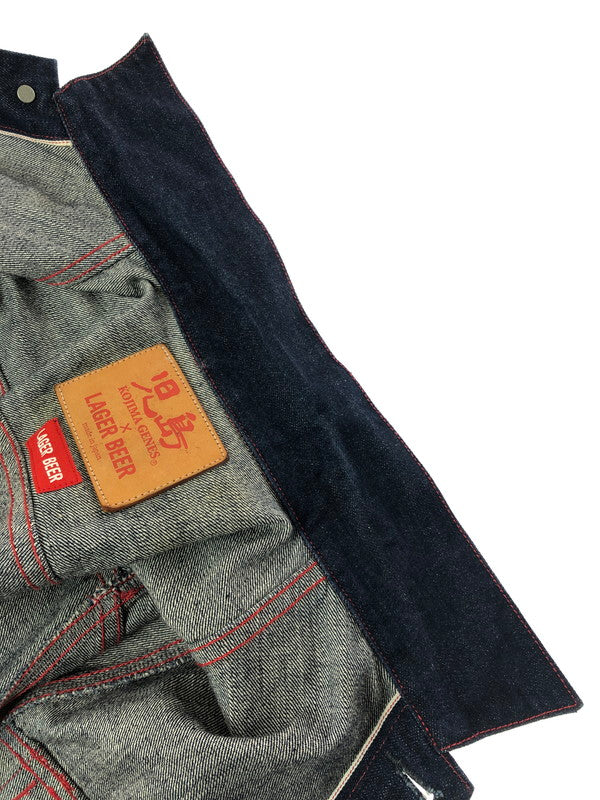 【中古品】【メンズ】 KOJIMA GENES コジマ ジーンズ × LAGER BEER ラガー ビール DENIM JACKET デニム ジャケット ライトアウター ジージャン 145-260926-rt-21-tagh サイズ：M カラー：インディゴ 万代Net店