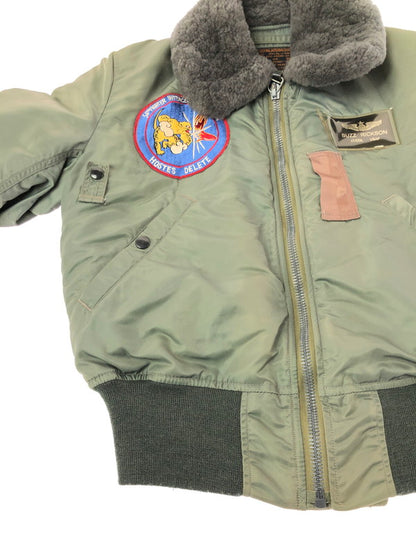 【中古品】【メンズ】 BUZZ RICKSON'S バズリクソンズ B-15D FLIGHT JACKET M13515 M品番 フライト ジャケット アウター 145-260930-rt-14-tagh サイズ：36 カラー：カーキ 万代Net店