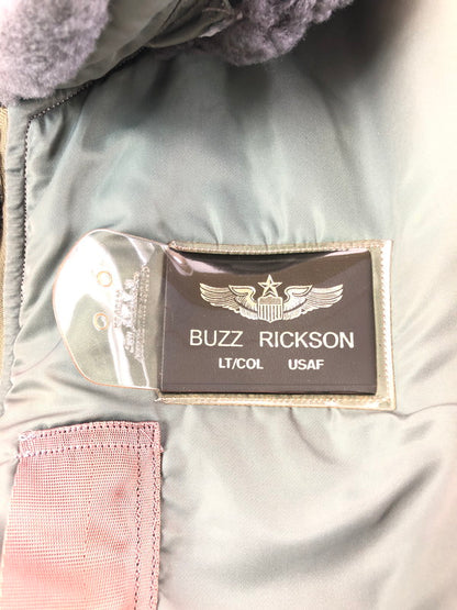【中古品】【メンズ】 BUZZ RICKSON'S バズリクソンズ B-15D FLIGHT JACKET M13515 M品番 フライト ジャケット アウター 145-260930-rt-14-tagh サイズ：36 カラー：カーキ 万代Net店