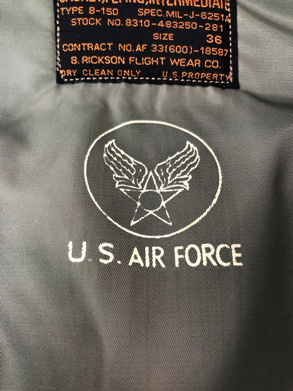 【中古品】【メンズ】 BUZZ RICKSON'S バズリクソンズ B-15D FLIGHT JACKET M13515 M品番 フライト ジャケット アウター 145-260930-rt-14-tagh サイズ：36 カラー：カーキ 万代Net店