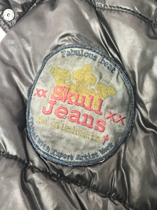 【中古品】【メンズ】 SKULL JEANS スカル ジーンズ 中綿ジャケット アウター 145-261006-na-23-tagh サイズ：38 カラー：ブラック 万代Net店