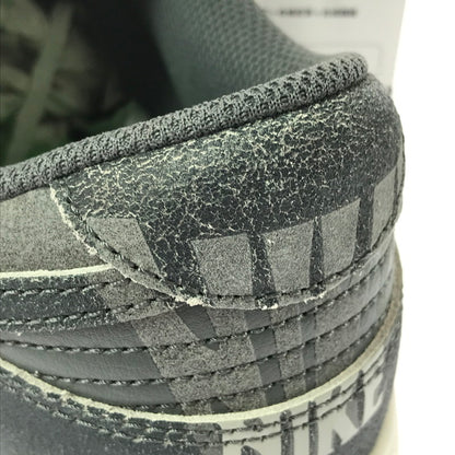 【中古美品】【メンズ】 NIKE ナイキ DUNK LOW RETRO PREMIUM DQ7681-001 ダンク ロー レトロ プレミアム スニーカー 靴 160-261003-na-15-tagh サイズ：27.5cm US 9.5 カラー：IRON GREY/PHANTOM-SCREAM GREEN 万代Net店