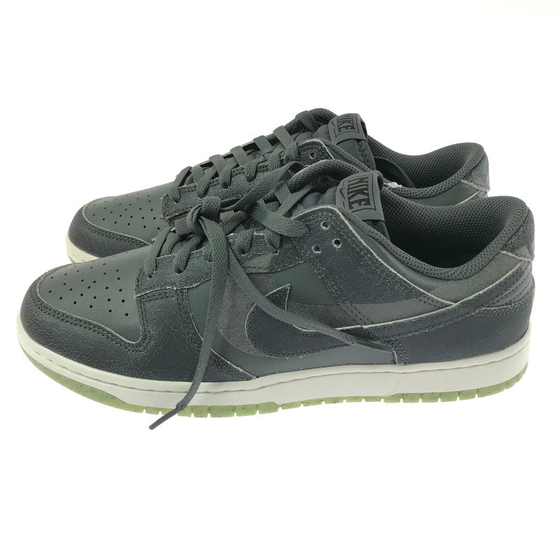 【中古美品】【メンズ】 NIKE ナイキ DUNK LOW RETRO PREMIUM DQ7681-001 ダンク ロー レトロ プレミアム スニーカー 靴 160-261003-na-15-tagh サイズ：27.5cm US 9.5 カラー：IRON GREY/PHANTOM-SCREAM GREEN 万代Net店