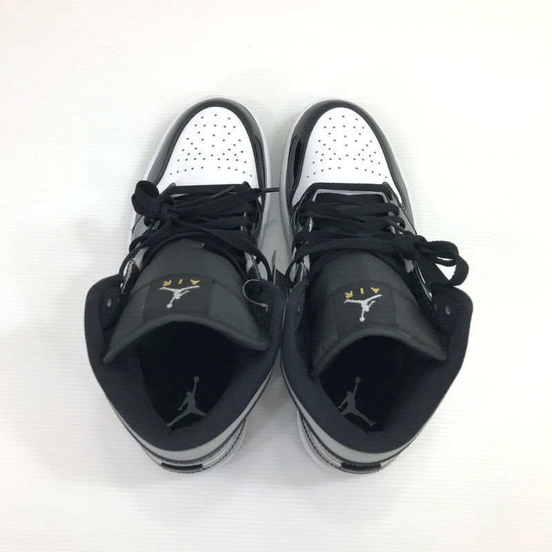 【中古美品】【メンズ】 NIKE ナイキ AIR JORDAN 1 MID SE HV0789-010 エアジョーダン 1 ミッド スニーカー 靴 160-260925-na-34-tagh サイズ：27.5cm US 9.5 カラー：BLACK/METALLIC SILVER-WHITE 万代Net店