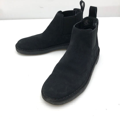 【中古品】【メンズ】 CLARKS クラークス SIDEGORE BOOTS 61947489 サイドゴア ブーツ 靴 164-261006-ty-10-tag サイズ：UK7.5/US8.5 カラー：ブラック 万代Net店