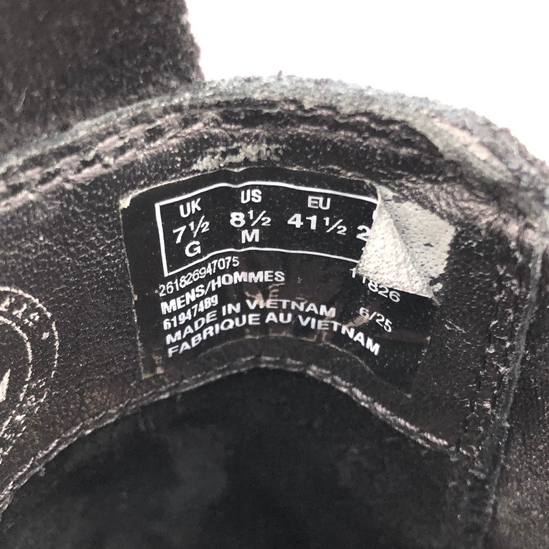 【中古品】【メンズ】 CLARKS クラークス SIDEGORE BOOTS 61947489 サイドゴア ブーツ 靴 164-261006-ty-10-tag サイズ：UK7.5/US8.5 カラー：ブラック 万代Net店