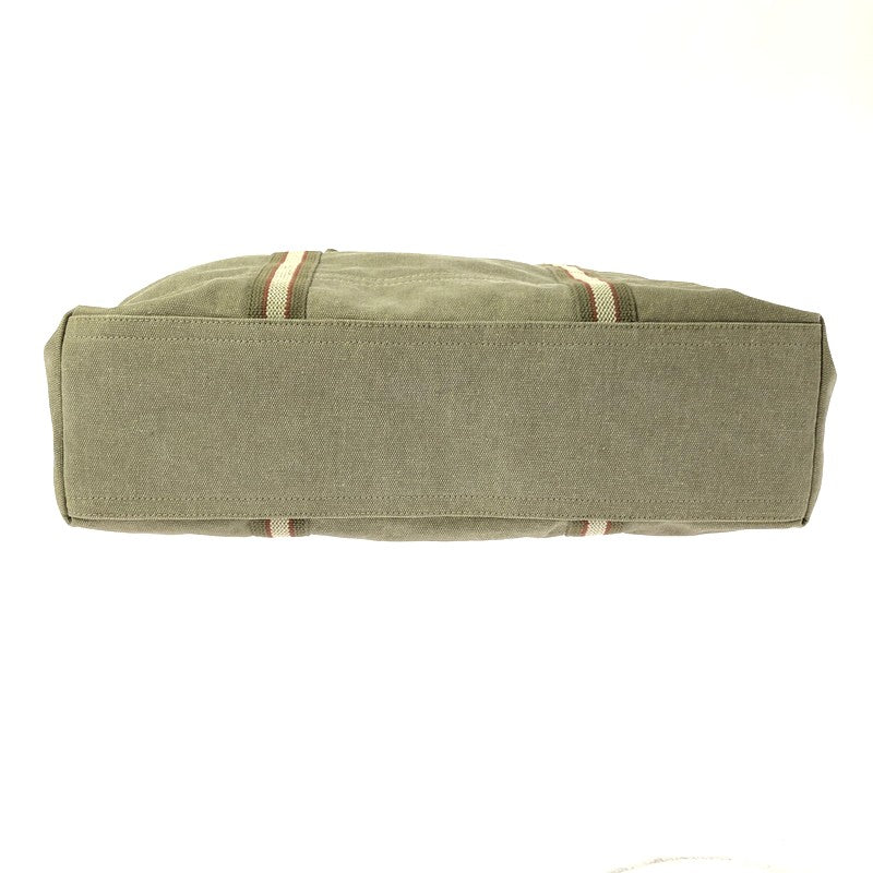 【中古品】【メンズ】 COACH コーチ 2WAY CANVAS TOTE BAG F70406 ツーウェイ キャンバス トートバッグ 鞄 カバン 180-261015-ty-10-tagh カラー：カーキ 万代Net店