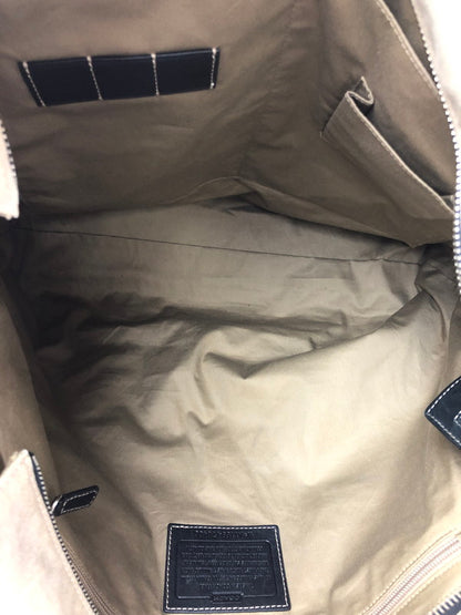 【中古品】【メンズ】 COACH コーチ 2WAY CANVAS TOTE BAG F70406 ツーウェイ キャンバス トートバッグ 鞄 カバン 180-261015-ty-10-tagh カラー：カーキ 万代Net店