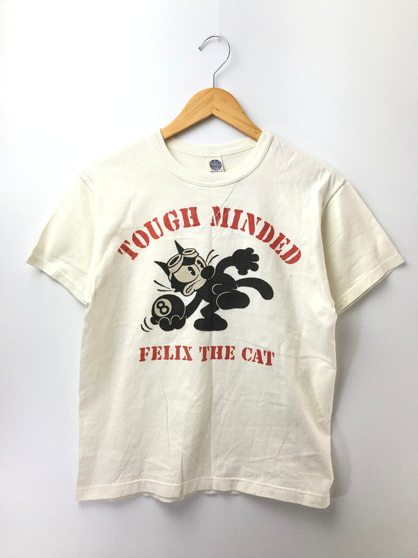 【中古品】【メンズ】 TOYS MCCOY トイズマッコイ TOUGH MINDED FELIX THE CAT T-SHIRT フィリックス ザ キャット Tシャツ 半袖Tシャツ 145-260926-na-02-tagh サイズ：M カラー：ホワイト 万代Net店