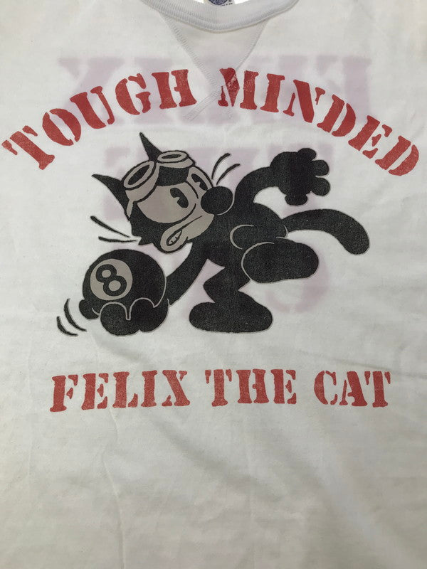 【中古品】【メンズ】 TOYS MCCOY トイズマッコイ TOUGH MINDED FELIX THE CAT T-SHIRT フィリックス ザ キャット Tシャツ 半袖Tシャツ 145-260926-na-02-tagh サイズ：M カラー：ホワイト 万代Net店