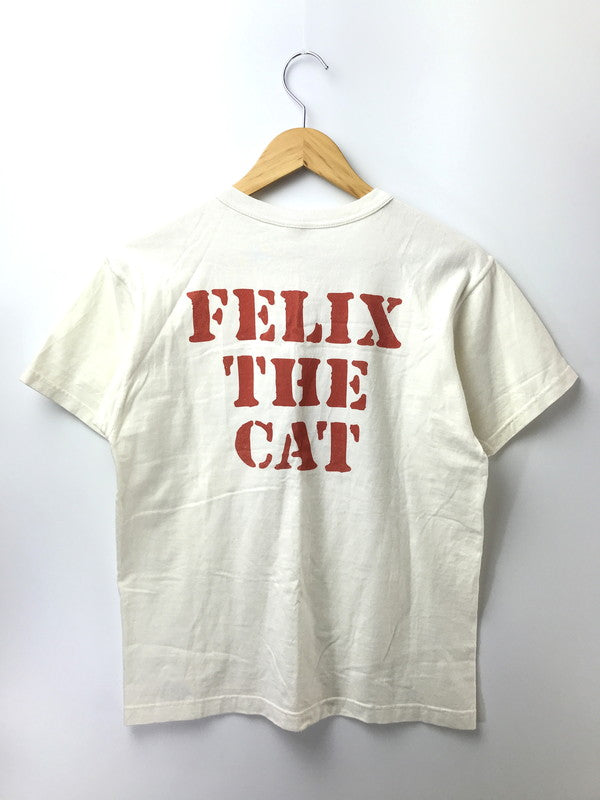 【中古品】【メンズ】 TOYS MCCOY トイズマッコイ TOUGH MINDED FELIX THE CAT T-SHIRT フィリックス ザ キャット Tシャツ 半袖Tシャツ 145-260926-na-02-tagh サイズ：M カラー：ホワイト 万代Net店