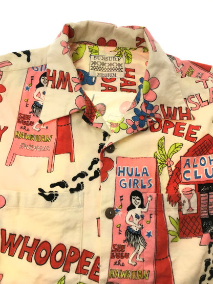 【中古品】【メンズ】 SUN SURF サンサーフ LS HAWAIIAN SHIRT SS26780 アロハシャツ 長袖シャツ 145-260926-na-04-tagh サイズ：M カラー：マルチカラー 万代Net店