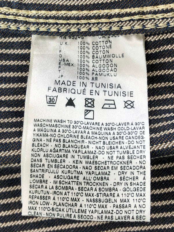 【中古品】【メンズ】 DIESEL ディーゼル HICKORY DENIM COVERALLS ヒッコリー デニム カバーオール アウター 141-260926-na-24-tagh サイズ：S カラー：インディゴ 万代Net店