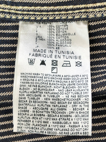 【中古品】【メンズ】 DIESEL ディーゼル HICKORY DENIM COVERALLS ヒッコリー デニム カバーオール アウター 141-260926-na-24-tagh サイズ：S カラー：インディゴ 万代Net店