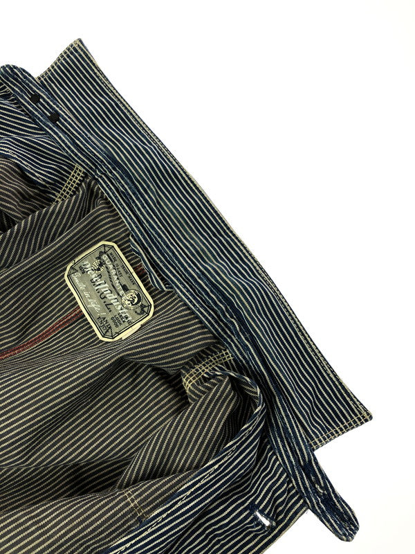 【中古品】【メンズ】 DIESEL ディーゼル HICKORY DENIM COVERALLS ヒッコリー デニム カバーオール アウター 141-260926-na-24-tagh サイズ：S カラー：インディゴ 万代Net店