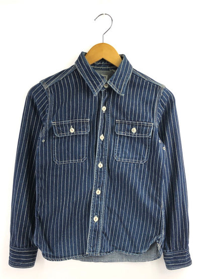 【中古品】【メンズ】 THE FLAT HEAD ザフラットヘッド WABASH DENIM SHIRT ウォバッシュ デニムシャツ 長袖シャツ 145-260926-na-23-tagh サイズ：サイズ不明 下記参照 カラー：インディゴ 万代Net店
