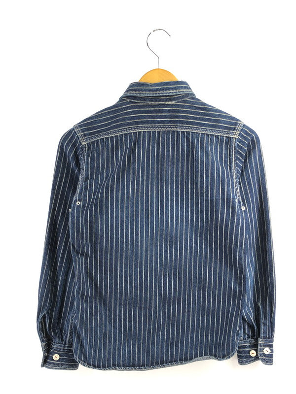 【中古品】【メンズ】 THE FLAT HEAD ザフラットヘッド WABASH DENIM SHIRT ウォバッシュ デニムシャツ 長袖シャツ 145-260926-na-23-tagh サイズ：サイズ不明 下記参照 カラー：インディゴ 万代Net店