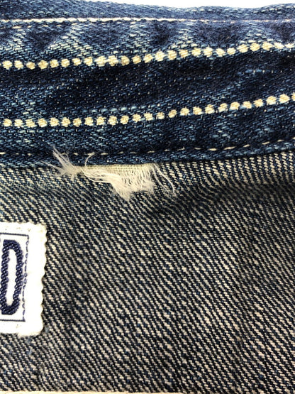 【中古品】【メンズ】 THE FLAT HEAD ザフラットヘッド WABASH DENIM SHIRT ウォバッシュ デニムシャツ 長袖シャツ 145-260926-na-23-tagh サイズ：サイズ不明 下記参照 カラー：インディゴ 万代Net店